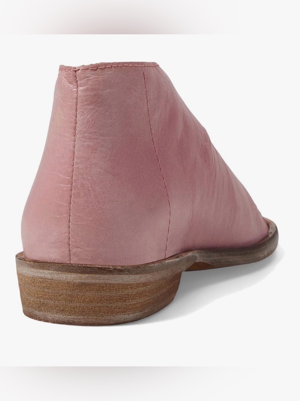 Free People Dusty Rose Leather Crossover Mule - Picture 5 of 5